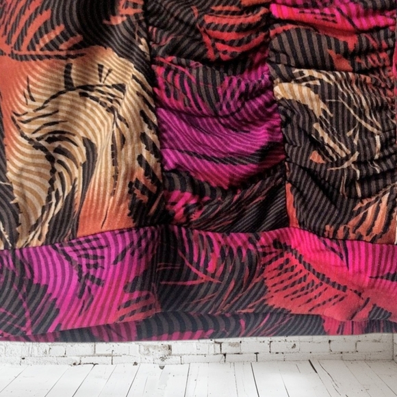 Worthington Women's Multicolor Patterned Top Size Medium - Picture 4 of 8